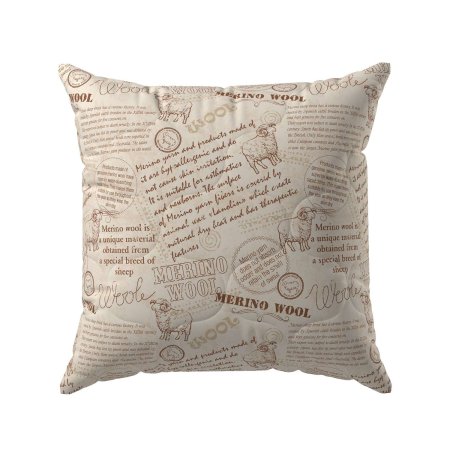 Подушка Меринос 70х70см меринос Подушка Меринос 70х70см меринос