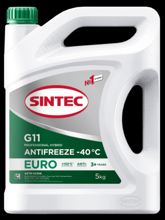 Антифриз SINTEC ANTIFREEZE EURO 5кг 5л
