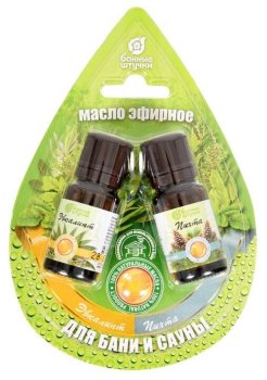 Эфирное масло  Эвкалипт/Пихта Банные штучки 10мл 2шт