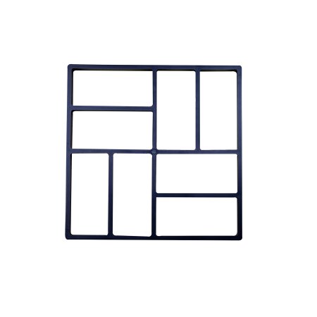 Форма для заливки дорожек 40х40см черный