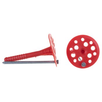 Дюбель для изоляции 10х120 мм 50 шт с металлическим гвоздем