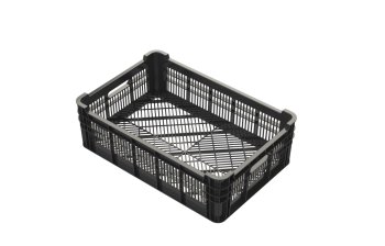 Ящик Альт для овощей 60х40х19см цвет черный Ящик Альт для овощей 60х40х19см цвет черный