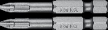 Бита один KRAFTOOL X-Drive PH2 50мм 2шт