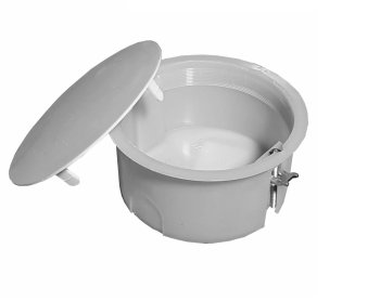 Коробка распределительная встраиваемая для гипсокартона Gemini Electro d80х40мм IP20 белая, арт. 41024