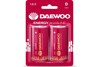 Батарейка щелочная ENERGY Alkaline LR20 (D) 2шт/уп.
