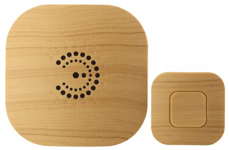 Звонок дверной ЭРА BIONIC беспроводной светлое дерево