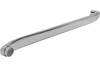 Излив плоский поворотный S-образный цвет хром