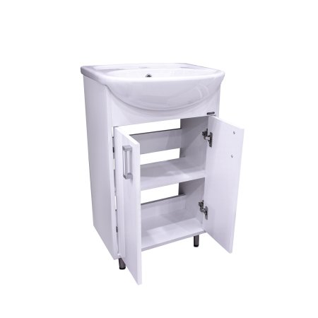 Тумба напольная Колор 85х50х29,5см цвет белый