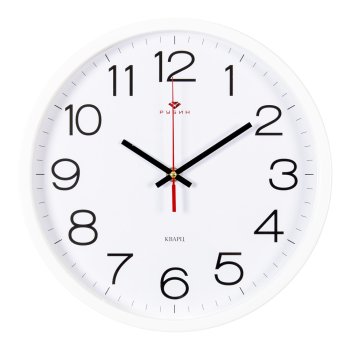 Часы настенные  Классика 3027-121W Ø30см цвет белый