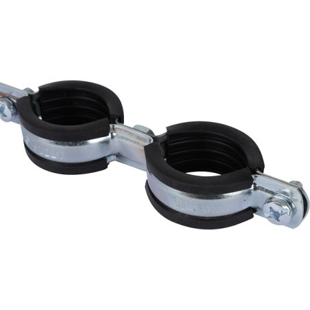 Хомут с дюбелем и шурупом STOUT d1" 1 шт цвет хром