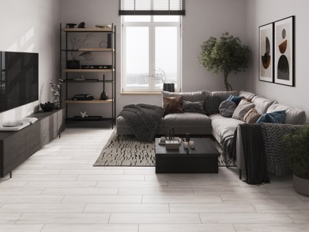 Керамогранит Bonsai Tree, светло-серый 89,8х21,8х0,8 см