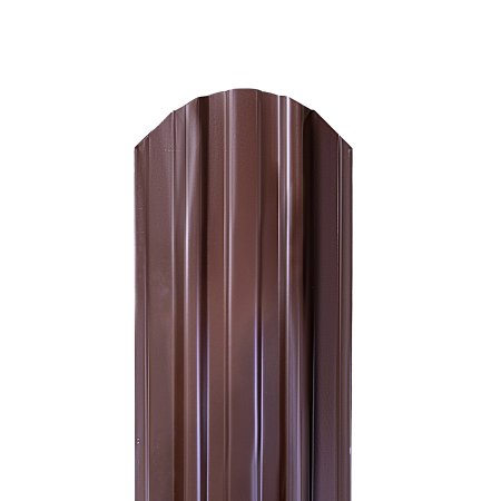 Штакетник шоколадно-коричневый RAL8017 1500х118х0,45 мм