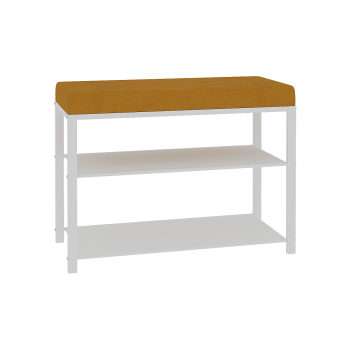 Банкетка с сиденьем 2-х ярусная Торонто23S 49х 67х 30см цвет белый Банкетка с сиденьем 2-х ярусная Торонто23S 49х 67х 30см цвет белый