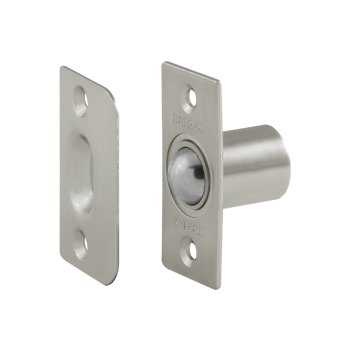 Защелка шариковая 60х40 мм Нора-М матовый никель