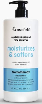 Гель для душа Greenfiel парфюмированный амбровый 1000 мл