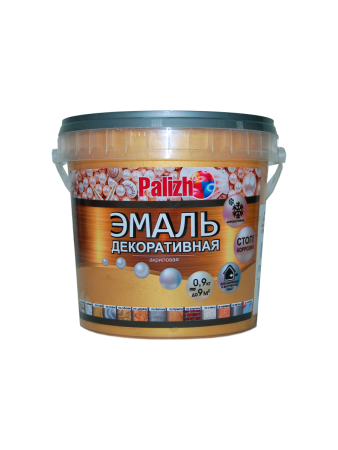 Эмаль акриловая декоративная Palizh сусальное золото 0,9 кг