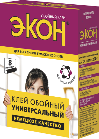 Клей для обоев ЭКОН Универсальный 200 г