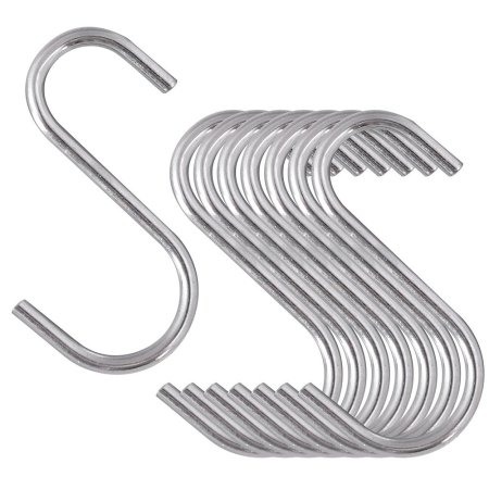 Крюк s-образный нет цвет серебряный/голубой 10см 15 мм 8 шт