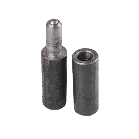 Петля для гаража c подшипником 120х20мм без покрытия, универсальная