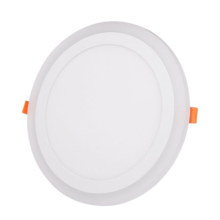 Светильник светодиодный встраиваемый Ambrella DCR368 18+6Вт 1800Лм 4200/6400К нейтральный+холодный IP20 с драйвером