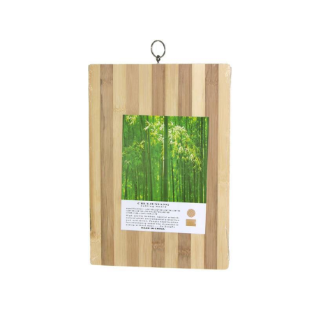 Доска разделочная подвесная 34х24см 13мм бамбук цвет коричневый
