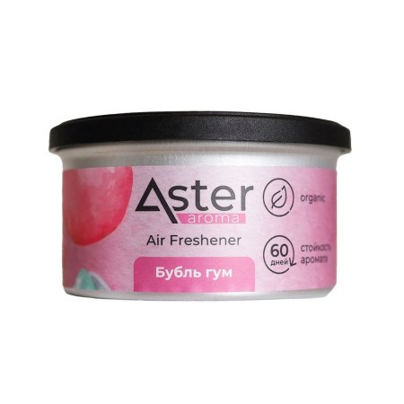 Ароматизатор на приборную панель органический ASTER Бубль гум