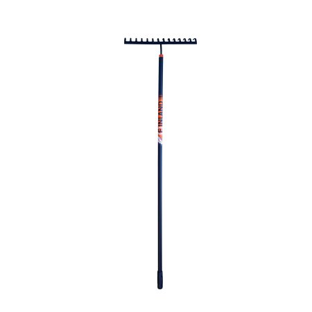 Грабли прямые с черенком Finland сталь 14 зубьев