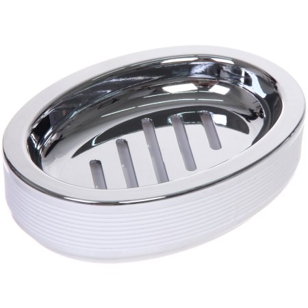 Мыльница Амадей пластик цвет белый настольная