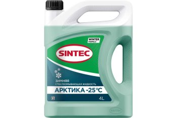 Жидкость стеклоомывающая зимняя -25 4л Арктика
