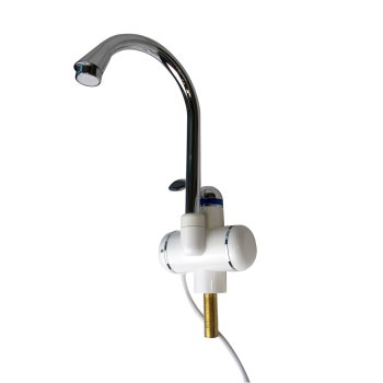 Кран-водонагреватель  UNIPUMP BEF-001 проточный белый