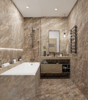 Керамогранит Thor, темно-бежевый 60х30х0,9 см