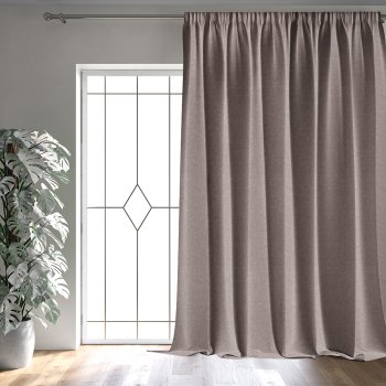 Штора портьерная полиэстер Legrand Сага 180х260см какао