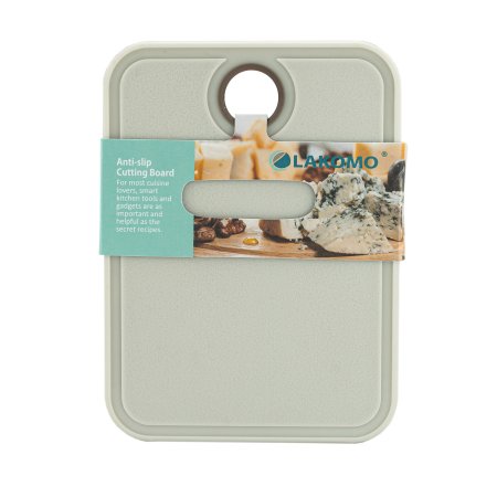 Доска разделочная подвесная 19х14см 7мм пластик цвет серый