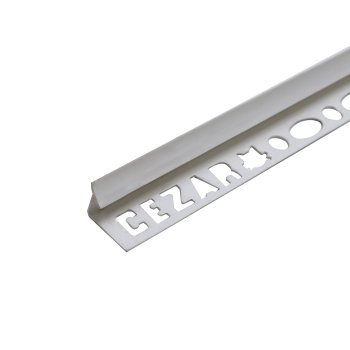 Профиль для плитки внутренний 9 мм Белый 2,5 п.м