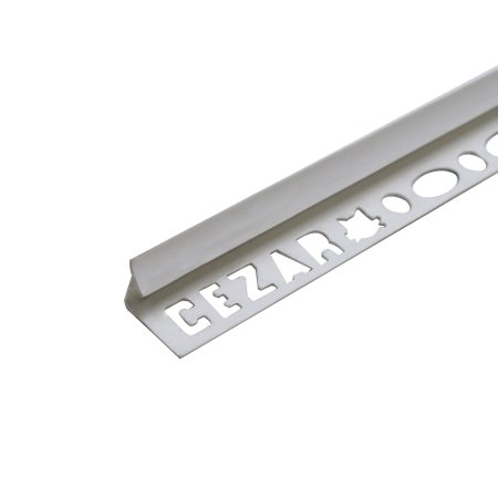 Профиль для плитки внутренний 9 мм Белый 2,5 п.м