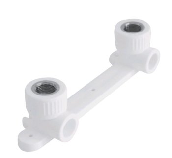 Водорозетка двойная PPR 20мм 1/2" дюйм