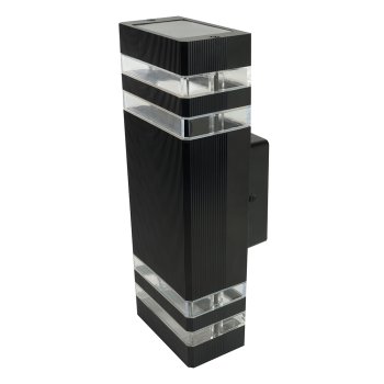 Светильник фасадный настенный Feron черный DH0807-P GU10 2х15Вт