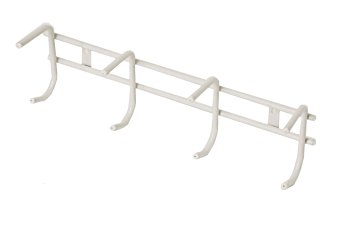 Вешалка настенная 4 крючка белая нет настенная