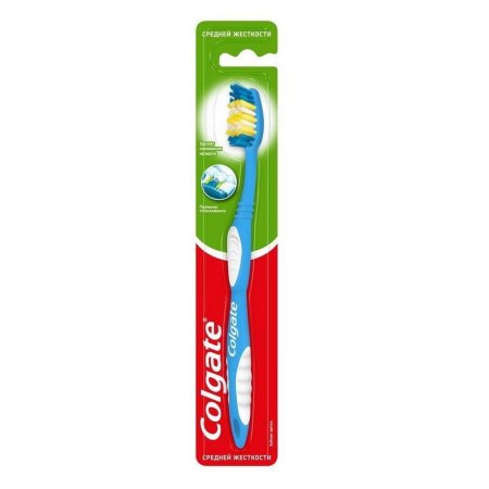 Зубная щетка Colgate Премьер отбеливания, жесткость средняя