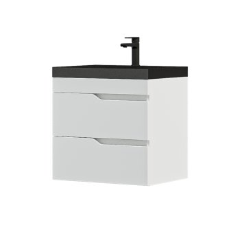 Тумба подвесная Теона 55х60х44см цвет белый