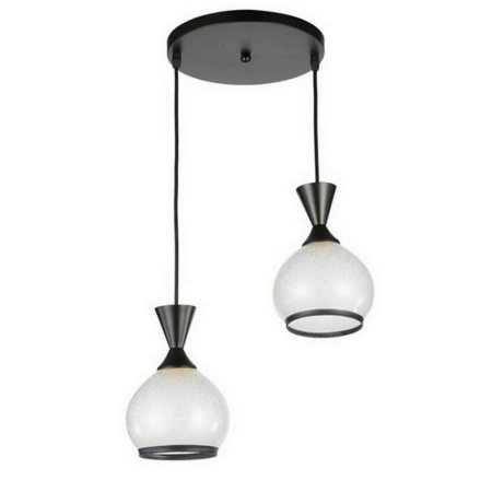 Подвес Baizheng 6155-2 Е27х2шт цвет черный