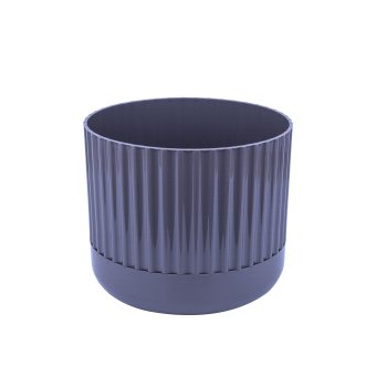 Кашпо с поддоном Эффект 2,5л Ø16см какао