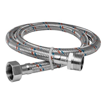 Гибкая подводка ELKA для воды 80см 1/2"х1/2" ПВХ гайка-болт