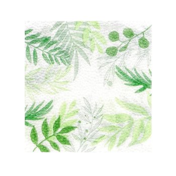 Салфетки бумажные Страна карнавалия Узоры природы 24х24см 20шт