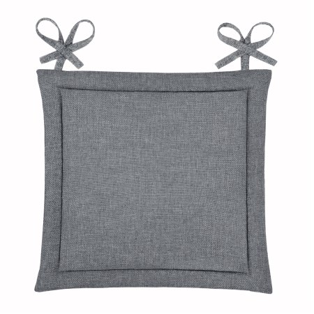 Подушка для стула 40х40х5 см графит