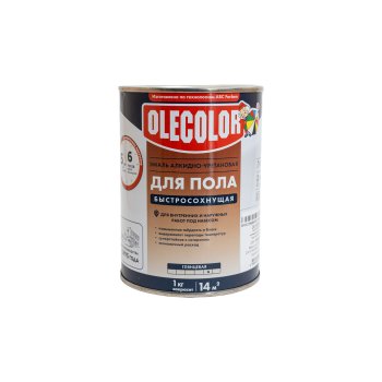 Эмаль ABC-Farben Olecolor для полов золотистая 0,8 л высокоглянцевая