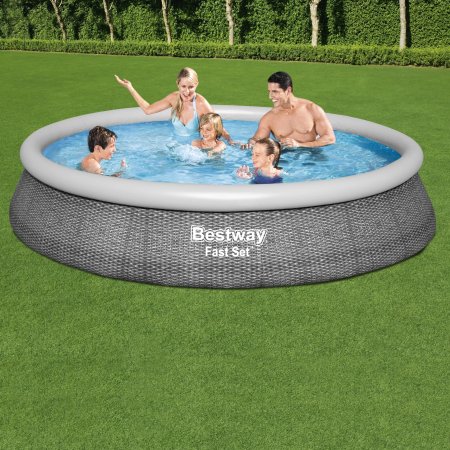 Бассейн надувной Bestway Fast Set 457х457х84см 9677л