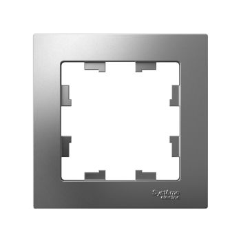 Рамка Schneider Electric AtlasDesign 1 пост, цвет сталь, арт. ATN000901