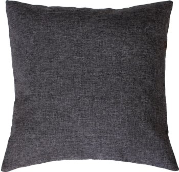 Подушка декоративная 40х40 см цвет графит рогожка