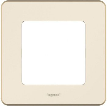 Рамка Legrand Inspiria 1 пост, цвет слоновая кость, арт. 673931